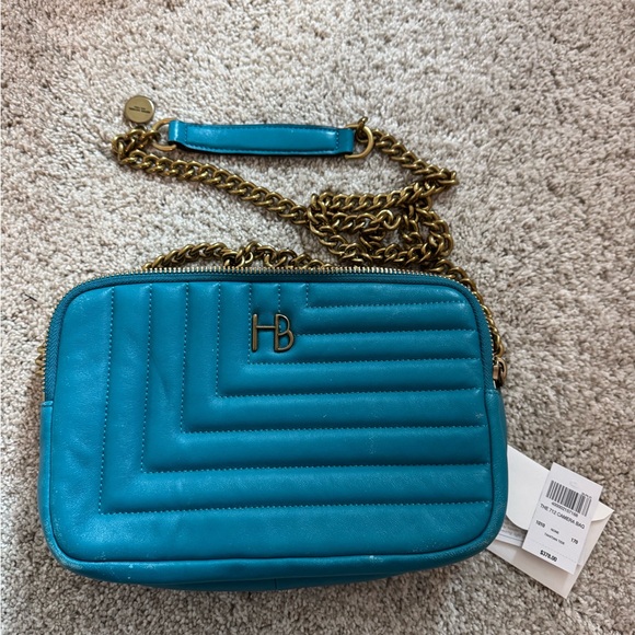 Henri Bendel Teal 712 Camera Bag Handbag - Picture 2 of 7